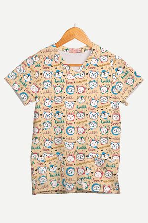 Blusa Estampada Mimos da Natureza em Malha Confort - Use Anny