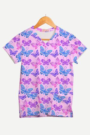 Blusa Estampada Borboletas Ref. butt009 - Use Anny