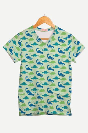 Blusa Estampada Dino Mood em Malha Confort - Use Anny