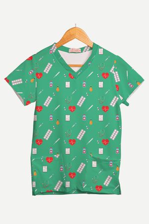 Blusa Estampada Saúde em Equilíbrio em Malha Confo... - Use Anny