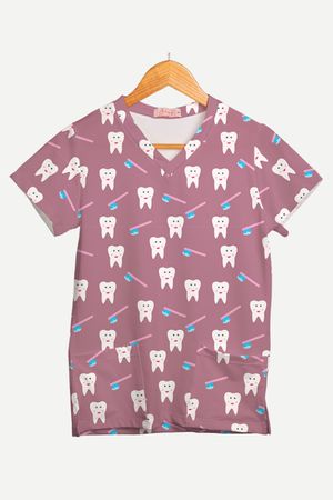 Blusa Estampada Dental Clean em Malha Confort - Use Anny