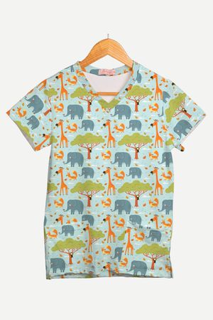 Blusa Estampada Fauna Serrena em Malha Confort - Use Anny