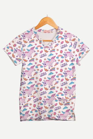 Blusa Estampada Unicórnio em Malha Confort - Use Anny