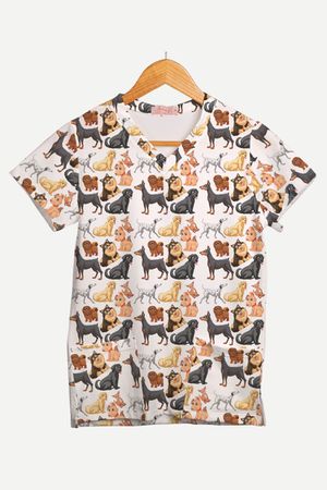 Blusa Estampada Pet Fashion em Malha Confort - Use Anny
