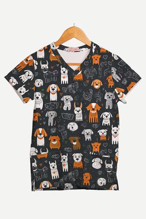 Blusa Estampada Dogs in the Dark em Malha Confort - Use Anny