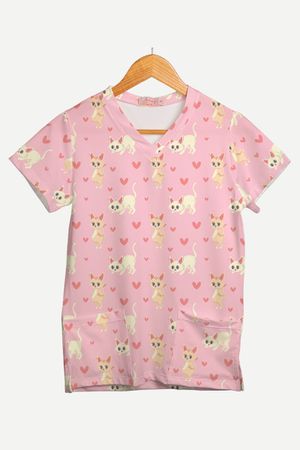 Blusa Estampada Gatos Ref. vet13 - Use Anny