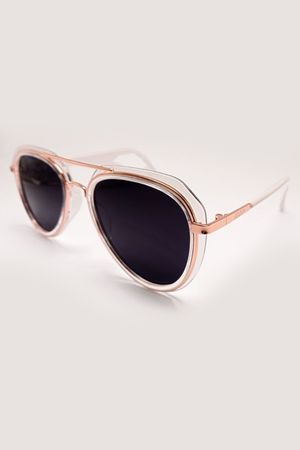 Óculos de Sol Feminino Aviador Degrade Rose - OC-4... - Use Anny