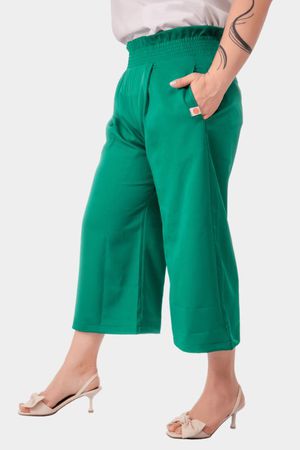 Calça Sabrina Pantacourt Verde Bandeira - Use Anny