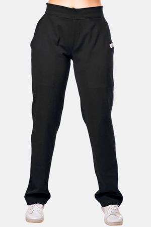 Calça Preta Ana Em Gabardine Premium Scrub - Use Anny