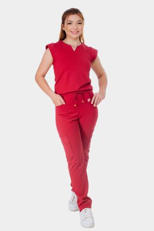 Conjunto Vinho Em Malha Hyper Scrub - conj-hyper-v... - Use Anny