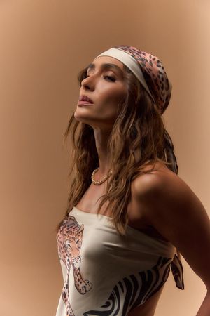 LENÇO FELINA - Versos Denim