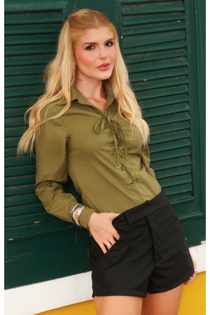 SHORT COURO - Versos Denim