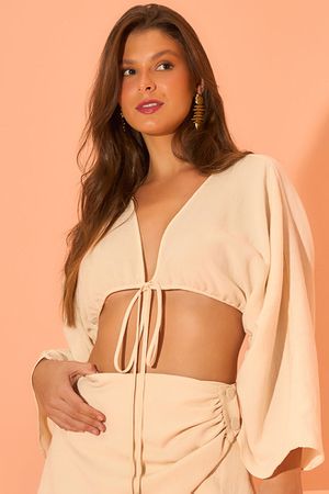 Blusa Lenço Edmara - Versos Denim - Versos Denim