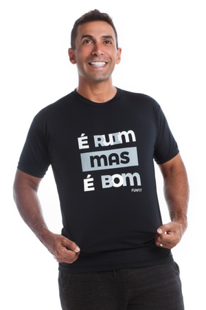Camiseta Masculina Premium Funfit - É Ruim Mas É B... - FUNFIT 