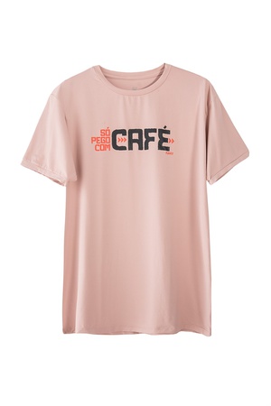 Camiseta Masculina Funfit - Só Pego Com Café Rosa ... - FUNFIT 