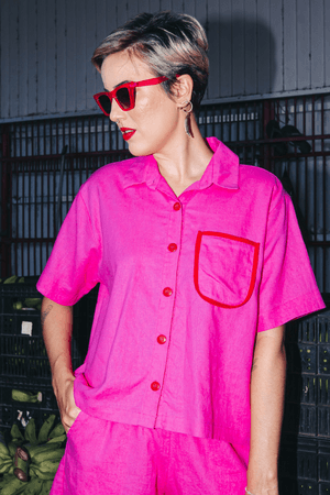 Camisa Caetana Pink - 5149 - Funlab