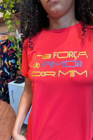 Camiseta Fem Na Força Do Amor Por Mim - 3278 - Funlab