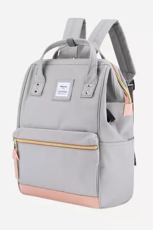 Mochila EcoChic Cinza e Rosa - Use Anny