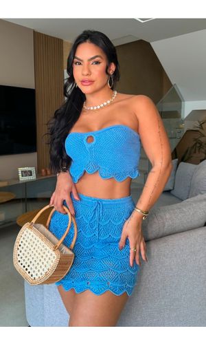 Conjunto Tricot Sereia Azul - Poliana Finzetto