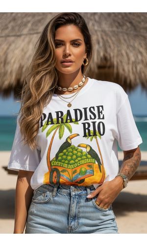 Camiseta Feminina Paradise Rio - Poliana Finzetto