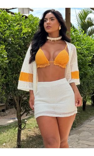 Conjunto Bia Amarelo - Poliana Finzetto