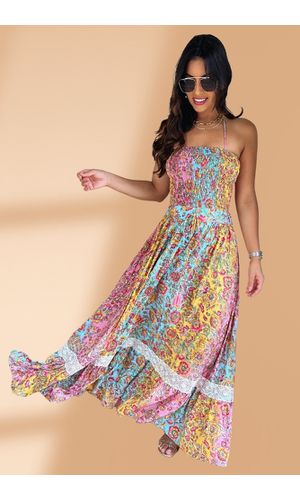 Vestido Seda Cora - Poliana Finzetto