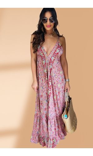Vestido Seda Leveza Romantica - Poliana Finzetto