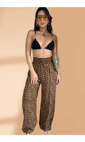 Calça Pantalona Onça Malia - Poliana Finzetto
