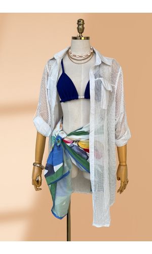 Saída de Praia Camisa Lua Branca - Poliana Finzetto