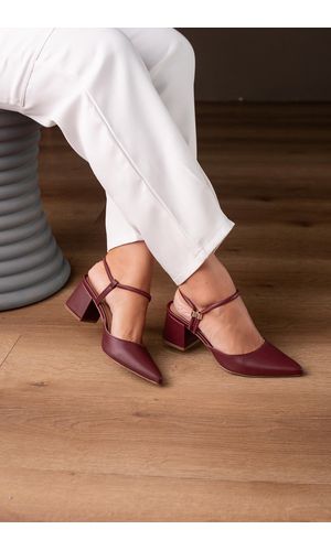 Scarpin Regulagem 6 cm_ 1801- Marsala - 1801- Mars... - Cordélia Store