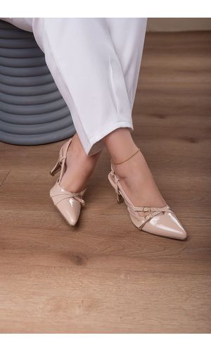 SCARPIN 2 FIVELAS SALTO FINO 6CM_393 - NUDE - 393-... - Cordélia Store