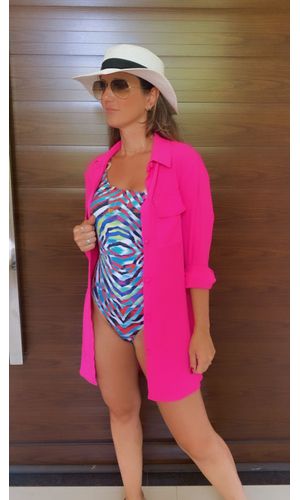 Chemise Pink Neon - DELLYUS