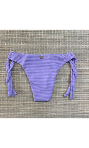 Tanga De Amarrar Larga Lavanda Texturizado - DELLYUS