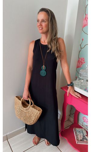 Vestido Sofiah - Preto - DELLYUS