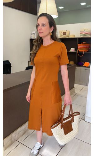 Vestido Lia Caramelo - DELLYUS