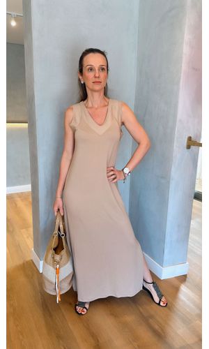 Vestido Betina Caqui - DELLYUS