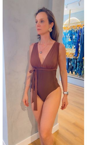 Maiô/Body Valentina Cappuccino - DELLYUS