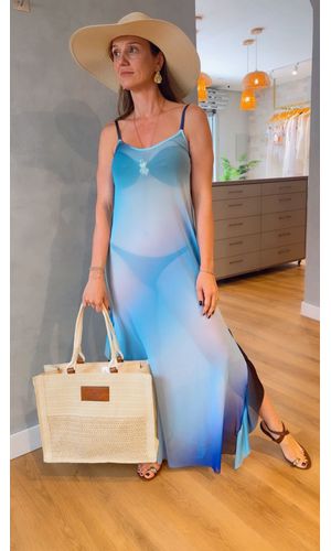 Saída Juliana estampa Oceano - DELLYUS