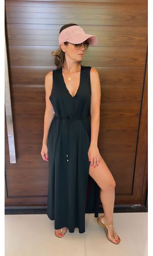 Saída Longa Com Amarração Preta - DELLYUS