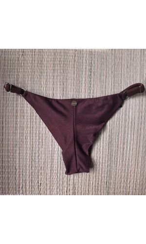 Tanga Fio em Dobra Com Regulagem Coffee - DELLYUS