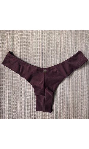 Tanga Fio em Dobra Coffee - DELLYUS