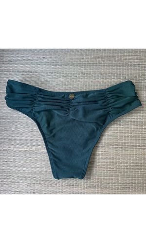 Hot Pants Drapeada Botânico - DELLYUS