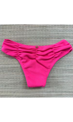 Hot Pants Drapeada Pink Texturizado - DELLYUS