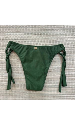 Tanga De Amarrar Larga Verde Militar Texturizado - DELLYUS