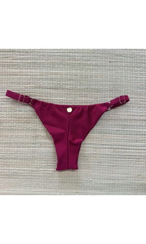 Tanga Fio em Dobra Com Regulagem Cherry Texturizad - DELLYUS