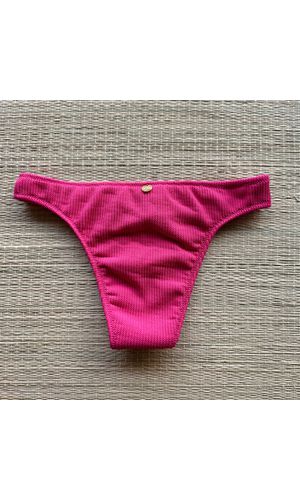 Tanga Básica Pink Texturizado - DELLYUS