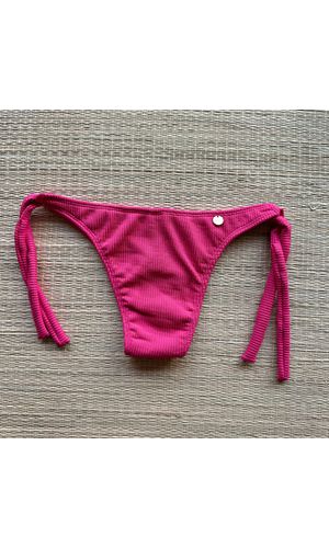 Tanga de Amarrar Pink Texturizado - DELLYUS