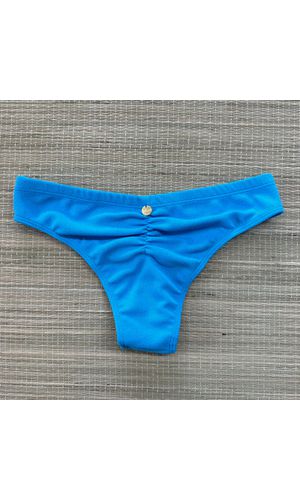 Tanga Larga Azul Turquesa Textura - DELLYUS
