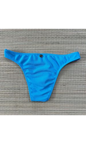 Tanga Básica Azul Turquesa Textura - DELLYUS
