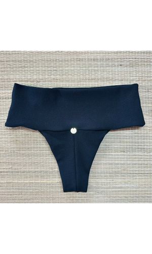 Tanga Pala Alta Preto Textura - DELLYUS
